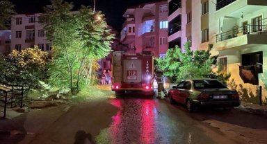 Kırıkkale'de park halindeki taksi kundaklandı