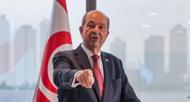 KKTC Cumhurbaşkanı Tatar'dan Kıbrıs'ta "iki devletli çözüm ve egemenlik ilkesi" vurgusu