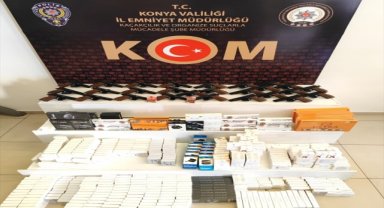Konya'da kaçakçılık operasyonunda 4 şüpheli yakalandı