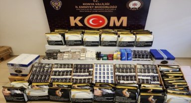 Konya'da kaçakçılık operasyonunda 7 şüpheli yakalandı