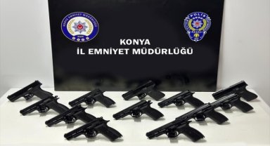 Konya'da ruhsatsız silah operasyonlarında 12 kişi gözaltına alındı