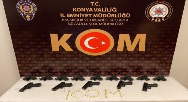 Konya'da silah kaçakçılığı operasyonunda 2 kişi tutuklandı