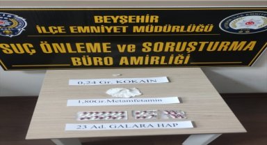 Konya'da uyuşturucu operasyonunda 2 şüpheli yakalandı