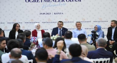 Milli Eğitim Bakanı Tekin, Konya'da Öğretmenler Odası Buluşmaları'na katıldı