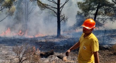 Muğla'da yıldırımlar 36 yerde yangına neden oldu 