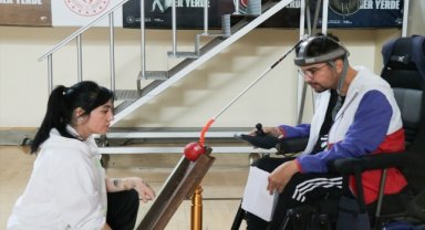 Müsabakada tanışan kas hastası milli sporcu ile hakem eşi şampiyonaya hazırlanıyor