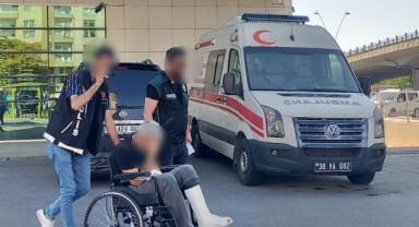 Polislerden kaçarken 1’inci kattan düşen şüpheli adliyeye sevk edildi