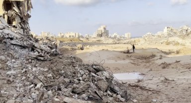 Selin vurduğu Derne'deki arama kurtarma çalışmalarını AFAD koordine ediyor