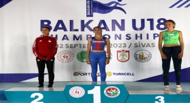 Sivas'ta düzenlenen 18 Yaş Altı Balkan Atletizm Şampiyonası sona erdi
