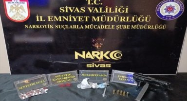 Sivas'ta uyuşturucu operasyonu düzenlendi