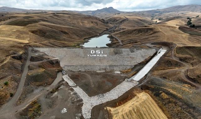 Sivas'ta Yumağın Barajı su tutmaya başladı