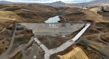 Sivas'ta Yumağın Barajı su tutmaya başladı