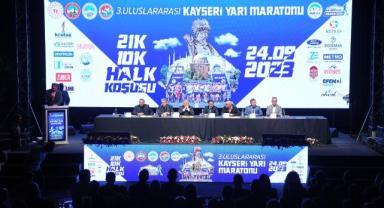 Spor Şehri Kayseri'de Gerçekleşecek 3'üncü Uluslararası Yarı Maratonu'nun Tanıtımı Yapıldı