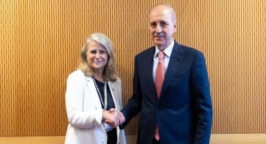 TBMM Başkanı Kurtulmuş, NATO PA Başkanı Garriaud-Maylam ile görüştü