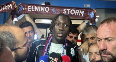 Trabzonspor'un yeni transferi Batista Mendy, Trabzon'a geldi