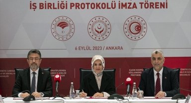 Üç bakanlık, "kadın kooperatiflerinin güçlendirilmesi" için işbirliği protokolüne imza attı