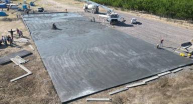 Yeşilhisar’da 17 bin metrekare tarımsal kurutma alanı yapımı tamamlandı