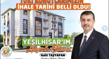 Yeşilhisar’da TOKİ ihale tarihi belli oldu