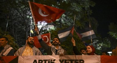 Anadolu Gençlik Derneğinden "Aksa Tufanı" operasyonuna destek buluşması 