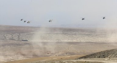 Azerbaycan'daki "Mustafa Kemal Atatürk-2023 Tatbikatı" savaş sahnelerini aratmadı