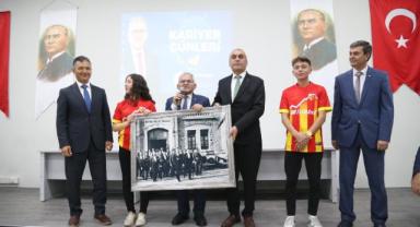 Başkan Büyükkılıç, meslek lisesi öğrencileriyle tecrübelerini paylaştı