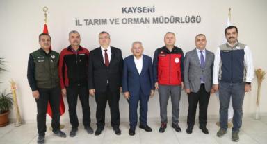 Başkan Büyükkılıç’tan İl Tarım ve Orman Müdürü Saklav’a 