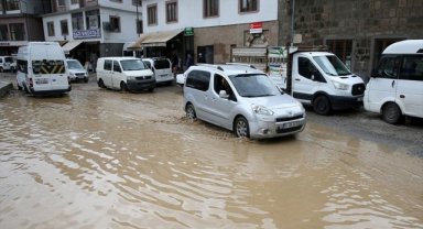 Bitlis'te sağanak etkili oldu