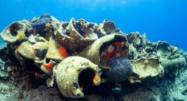 Bodrum Yassıada çevresindeki arkeolojik su altı çalışmaları görüntülendi