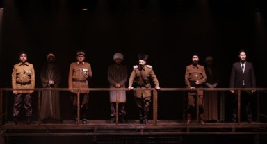 Devlet Tiyatrolarınca sahnelenen "Yüzyıllık Destan: Ateş" oyunu seyirciyle buluştu