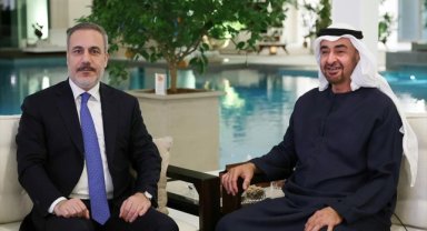 Dışişleri Bakanı Fidan, BAE Devlet Başkanı Al Nahyan tarafından kabul edildi