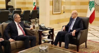 Dışişleri Bakanı Fidan, Lübnan Başbakanı Mikati ile görüştü