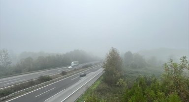 Düzce ve Bolu'da sis etkili oldu