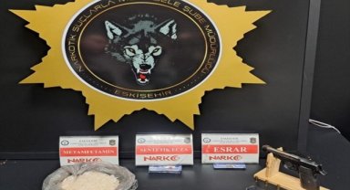 Eskişehir'de bir tırda yakalanan uyuşturucuya ilişkin 4 kişi gözaltına alındı