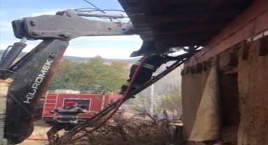 Hüyük'te bir evde çıkan yangın söndürüldü 