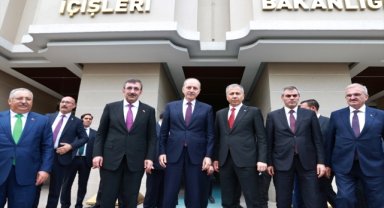 İçişleri Bakanı Ali Yerlikaya'ya geçmiş olsun ziyaretleri