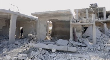 İdlib'e düzenlenen hava saldırısında 1 çocuk öldü, 4 sivil yaralandı