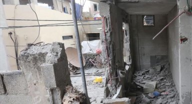 İsrail güçleri, Hamas yetkililerinden Aruri'nin Batı Şeria'daki evini patlatıcıyla yıktı