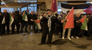 İsrail'in Gazze'deki hastaneye saldırısı Nevşehir'de protesto edildi