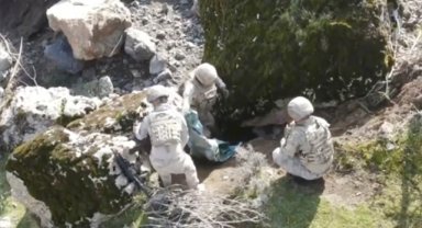 "Kahramanlar Operasyonu" kapsamında 11 büyük mağara ve sığınak imha edildi