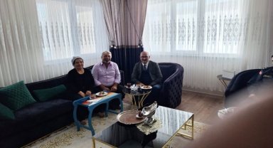 Kaymakam Aydın, Bahadınlı çiftçi Yerden'i ziyaret etti