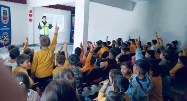 Kayseri'de öğrencilere trafik eğitimi