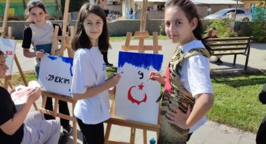 Kayseri'de öğrenciler için boyama etkinliği düzenlendi