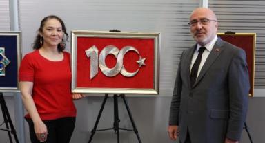 KAYÜ’de “Türkiye Yüzyılı” Konulu Filografi Sergisi Açıldı