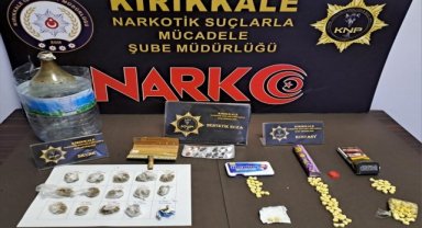 Kırıkkale'de uyuşturucu operasyonlarında 2 şüpheli tutuklandı