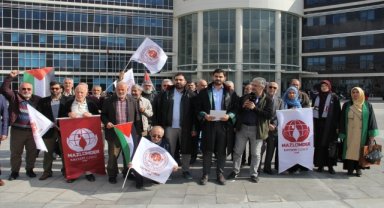 MAZLUMDER Kayseri Şubesi üyeleri, İsrailli yetkililer hakkında suç duyurusunda bulundu