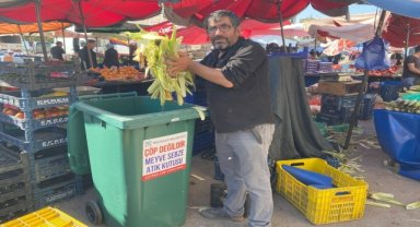 Melikgazi Belediyesi, pazar yerlerindeki atıkları gübreye dönüştürüyor