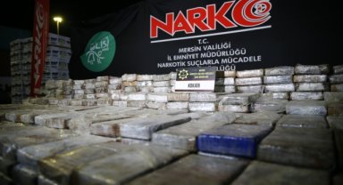 Mersin Limanı'nda 610 kilogram kokain ele geçirildi