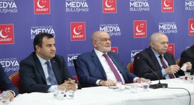 Saadet Partisi Genel Başkanı Karamollaoğlu, Ankara Temsilcileri Medya Buluşması'nda konuştu: