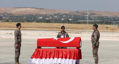 Şehit polis memuru Şimşek, memleketine uğurlandı