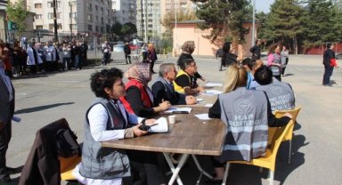 Sivas Devlet Hastanesinde yangın tatbikatı yapıldı 